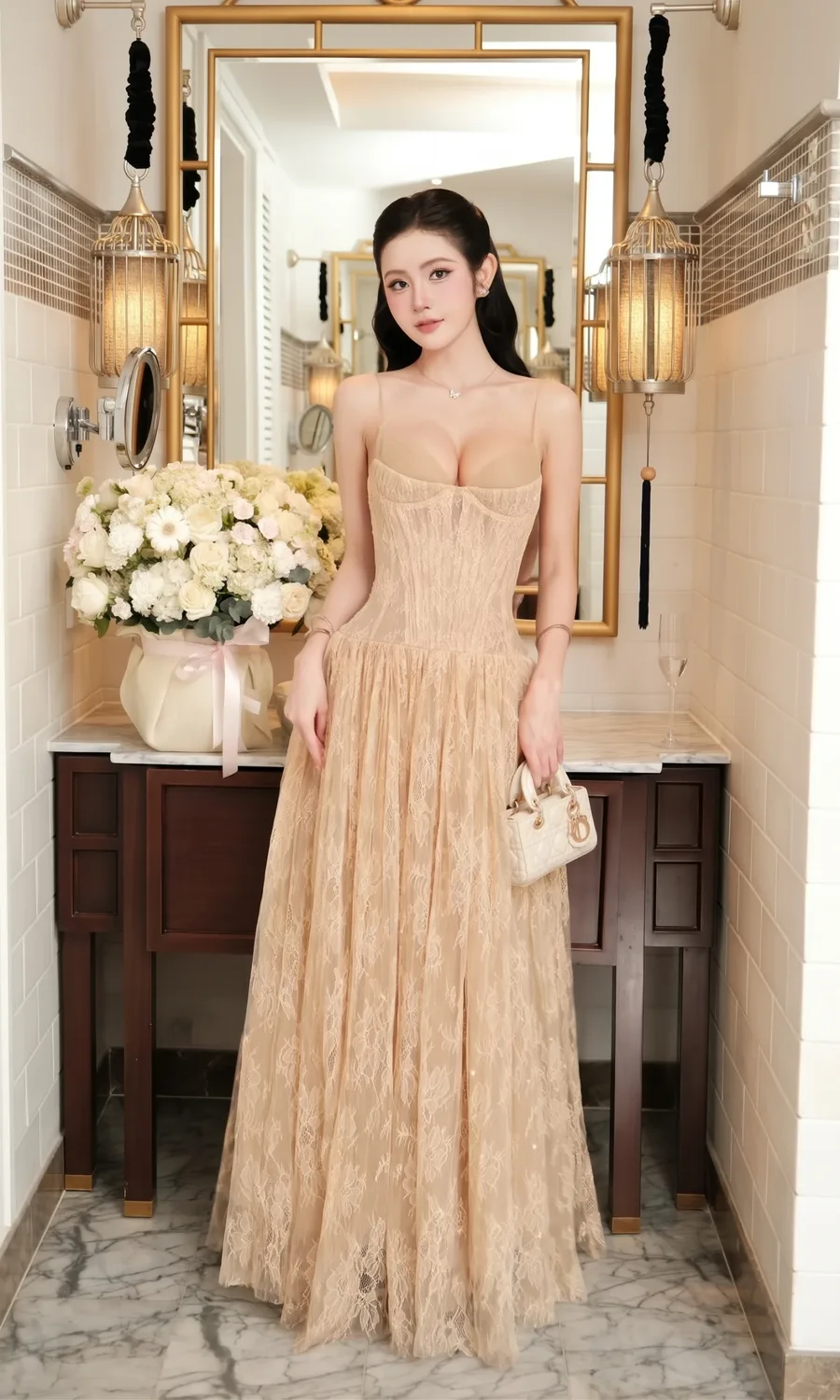 champagne lace